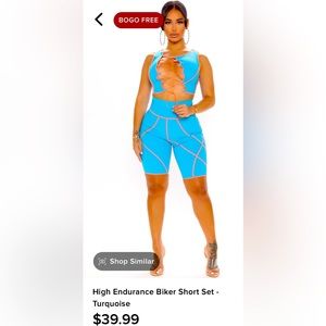 High Endurance Biker Shorts Set